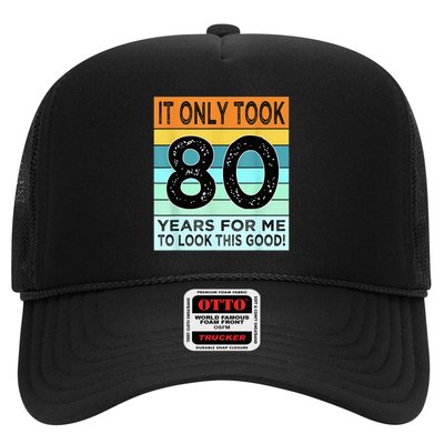 80th Birthday Turning 80 Years Old Trucker Hat