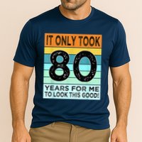 80th Birthday Turning 80 Years Old Cooling Performance Crew T-Shirt