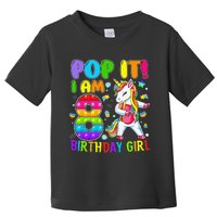 8th Birthday Unicorn Fidget Pop It Birthday 8 Year Old Cute Toddler T-Shirt