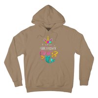 8th Birthday Unicorn Mermaid Tail 8 Years Old Hoodie