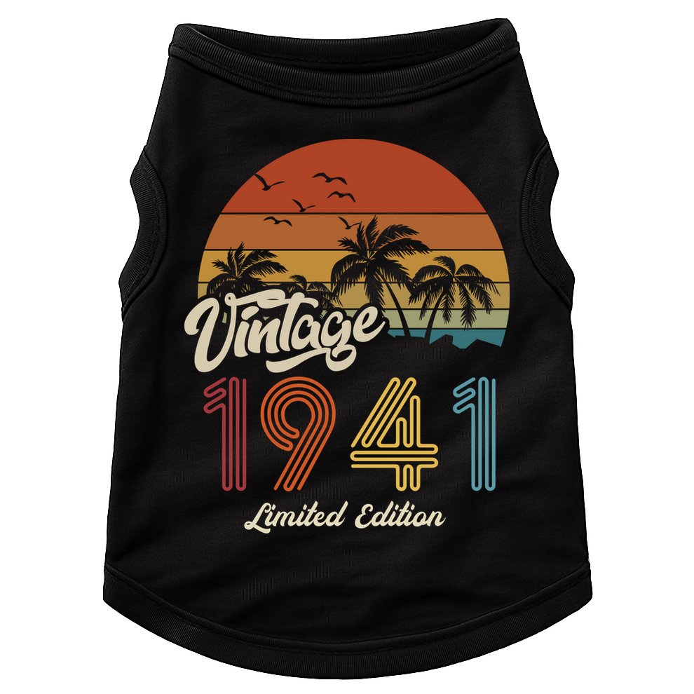 82nd Birthday Vintage Limited Edition 1941 Doggie Tank
