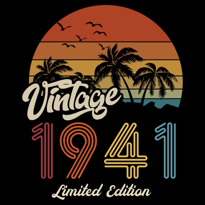 82nd Birthday Vintage Limited Edition 1941 Flatbill Hat