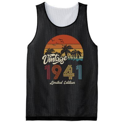 82nd Birthday Vintage Limited Edition 1941 Mesh Reversible Basketball Jersey Tank