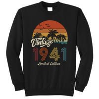 82nd Birthday Vintage Limited Edition 1941 Tall Sweatshirt