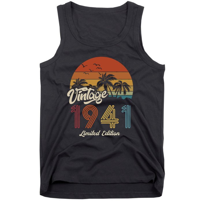 82nd Birthday Vintage Limited Edition 1941 Tank Top