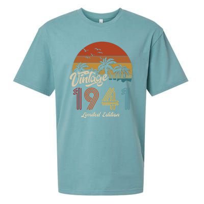 82nd Birthday Vintage Limited Edition 1941 Sueded Cloud Jersey T-Shirt