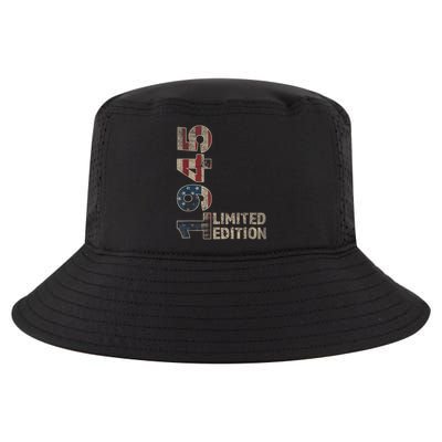 80th Birthday Vintage Born 1945 Turning 80 Year Old Cool Comfort Performance Bucket Hat