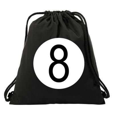 8 Ball Vintage Drawstring Bag