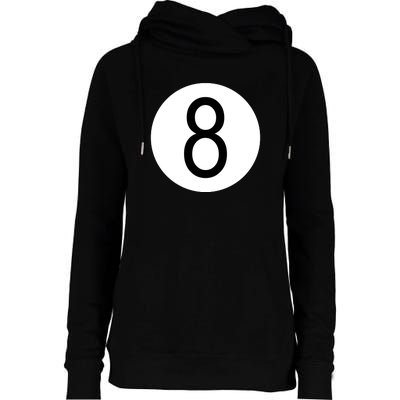 8 Ball Vintage Womens Funnel Neck Pullover Hood