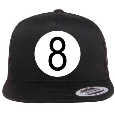 8 Ball Vintage Flat Bill Trucker Hat
