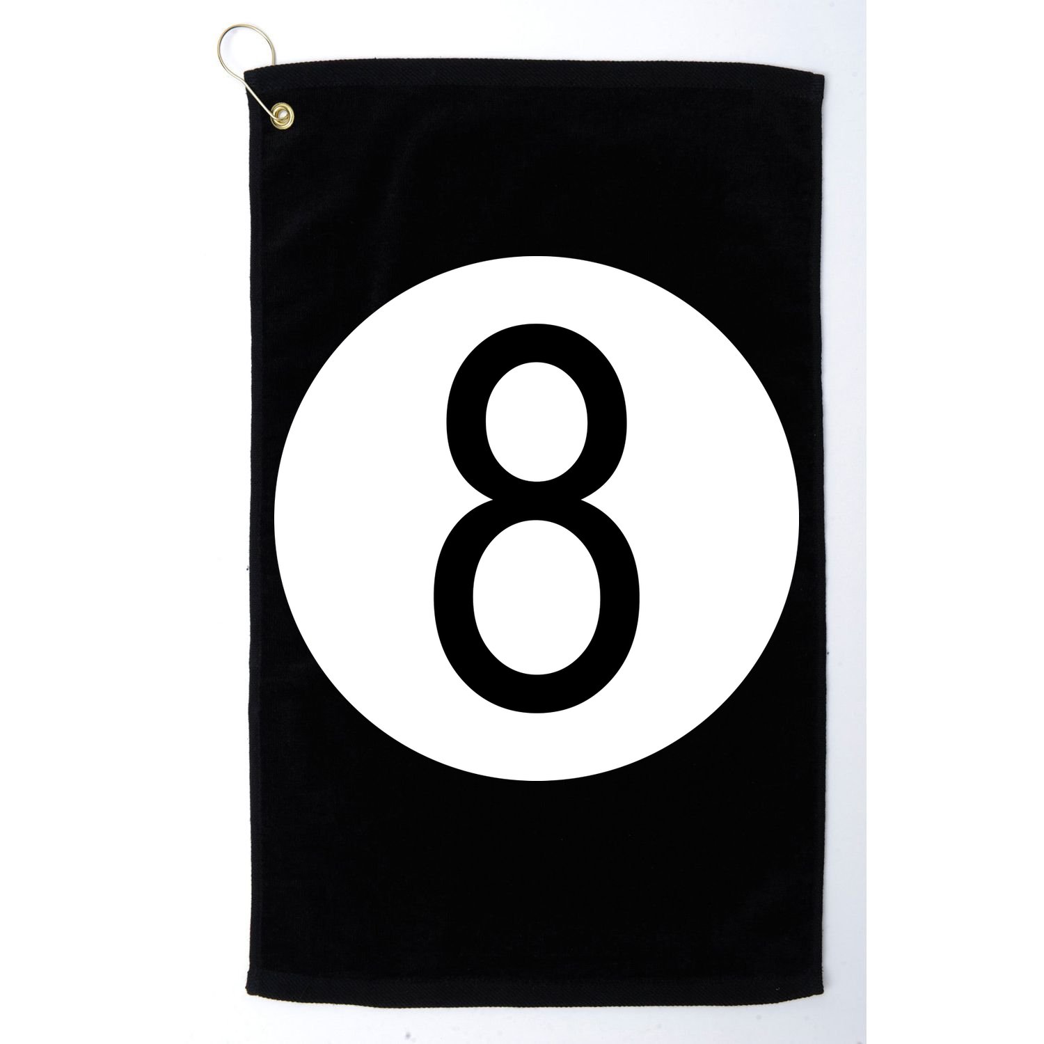 8 Ball Vintage Golf Towel