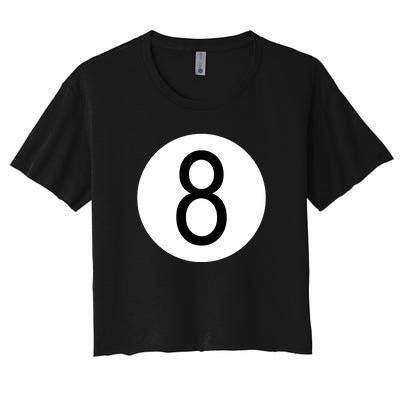 8 Ball Vintage Women's Crop Top Tee