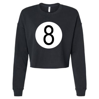 8 Ball Vintage Cropped Pullover Crew