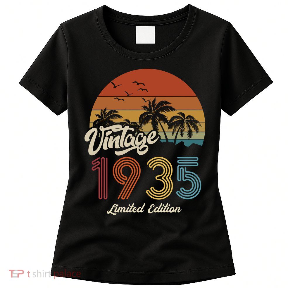 88th Birthday Vintage Limited Edition 1935 Womens T-Shirt