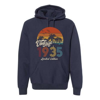 88th Birthday Vintage Limited Edition 1935 Premium Hoodie