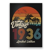 87th Birthday Vintage Limited Edition 1936 Poster