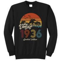 87th Birthday Vintage Limited Edition 1936 Tall Sweatshirt