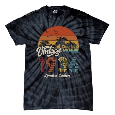 87th Birthday Vintage Limited Edition 1936 Tie-Dye T-Shirt