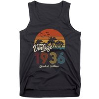 87th Birthday Vintage Limited Edition 1936 Tank Top