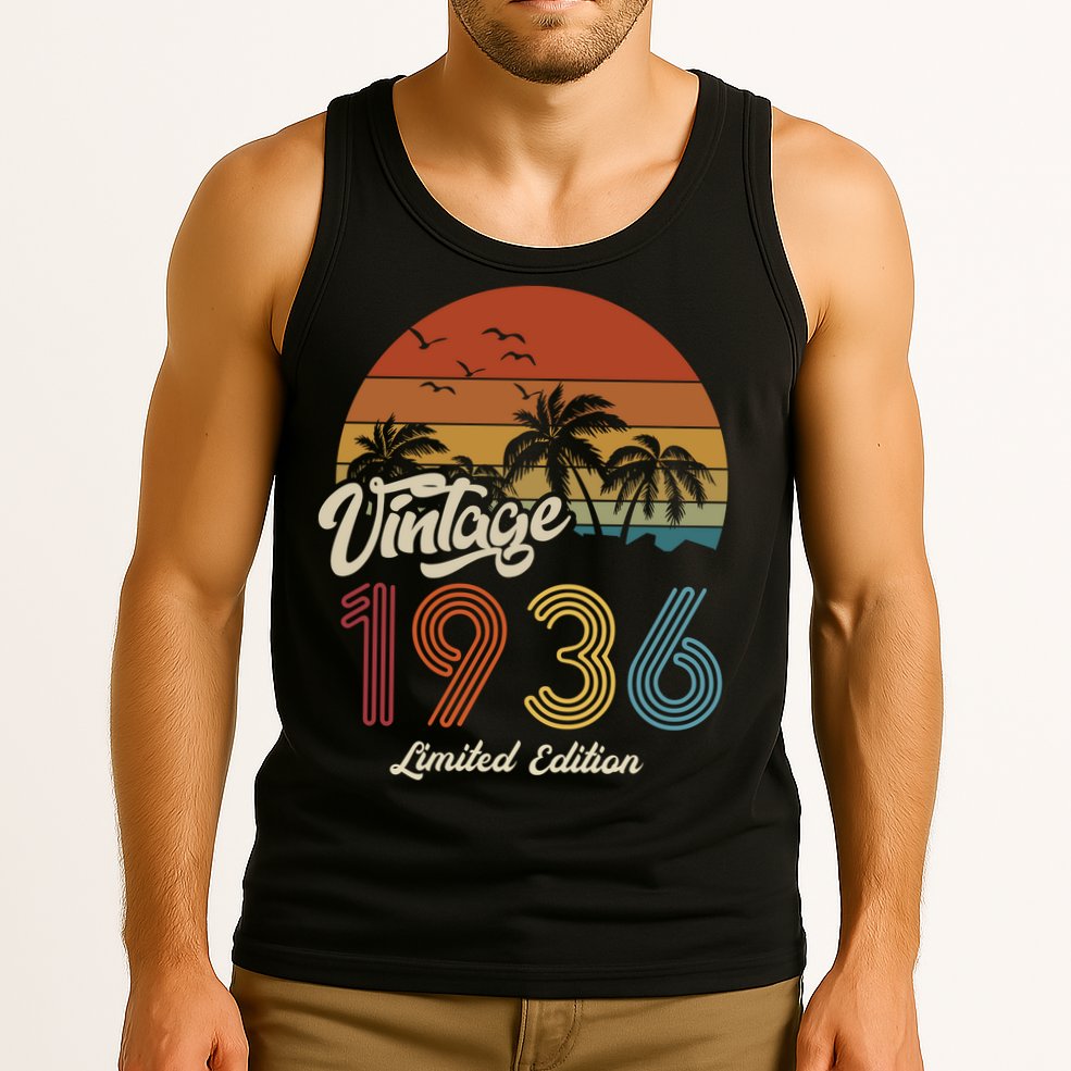 87th Birthday Vintage Limited Edition 1936 Tank Top