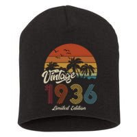 87th Birthday Vintage Limited Edition 1936 Short Acrylic Beanie