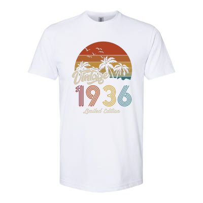 87th Birthday Vintage Limited Edition 1936 Softstyle® CVC T-Shirt