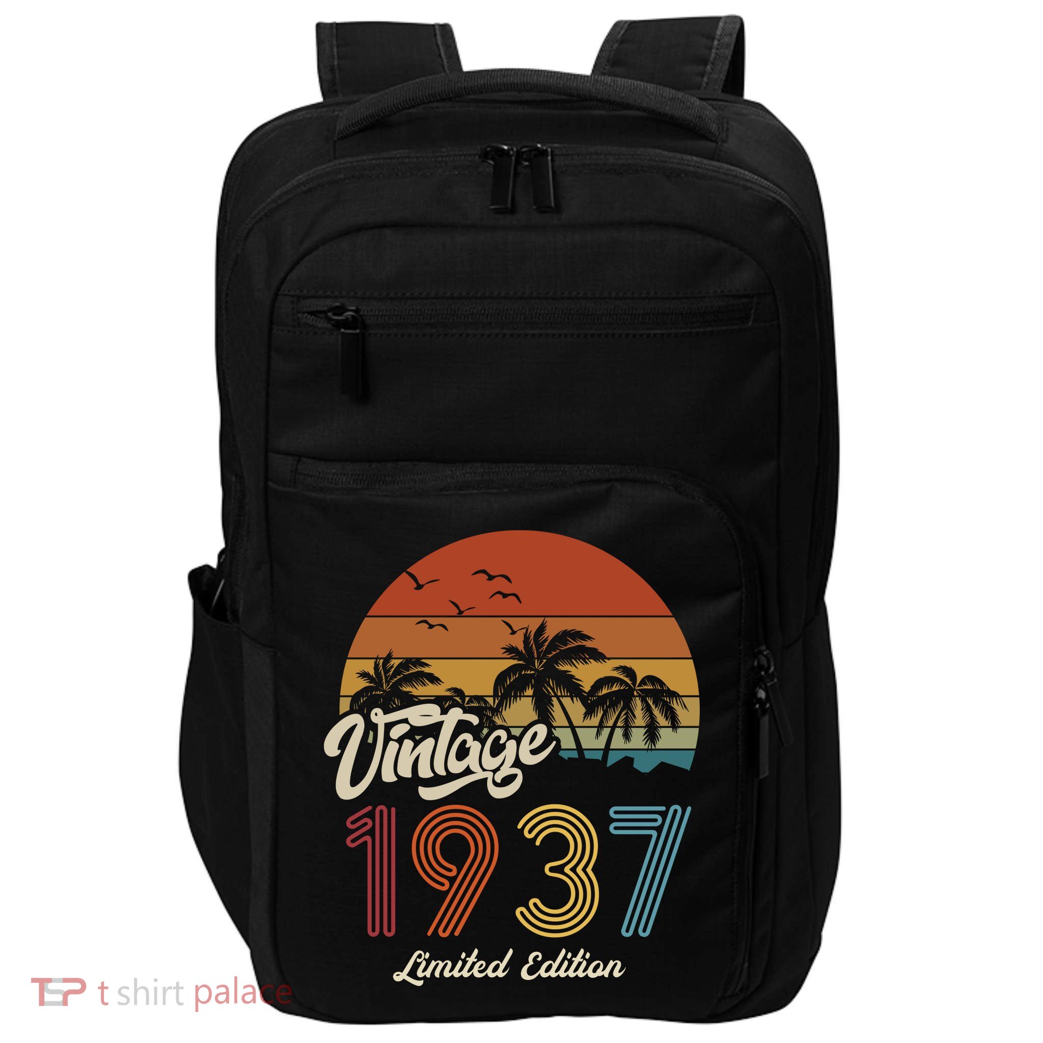 86th Birthday Vintage Limited Edition 1937 Impact Tech Backpack