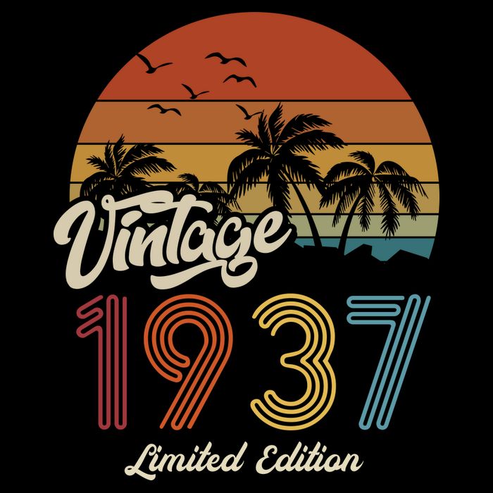 86th Birthday Vintage Limited Edition 1937 Backpack