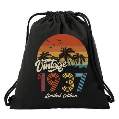 86th Birthday Vintage Limited Edition 1937 Drawstring Bag