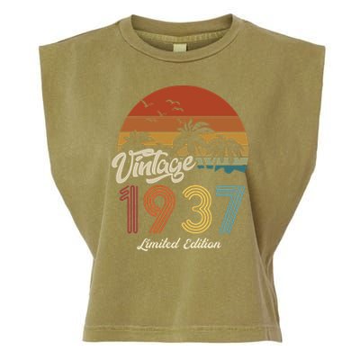 86th Birthday Vintage Limited Edition 1937 Garment-Dyed Women's Muscle Tee