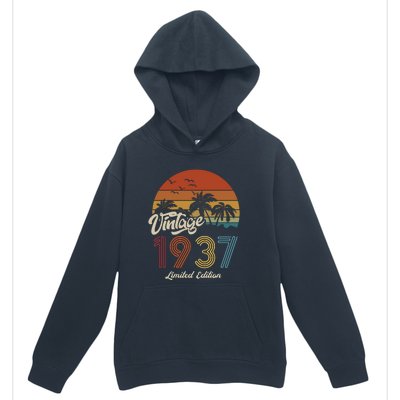 86th Birthday Vintage Limited Edition 1937 Urban Pullover Hoodie