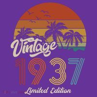 86th Birthday Vintage Limited Edition 1937 T-Shirt