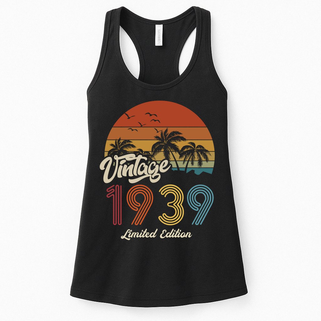 84th Birthday Vintage Limited Edition 1939 Womens Tank Top