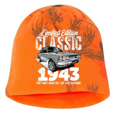 80th birthday Vintage Classic Car 1943 B-day 80 year old Kati - Camo Knit Beanie