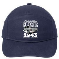 80th birthday Vintage Classic Car 1943 B-day 80 year old 7-Panel Snapback Hat