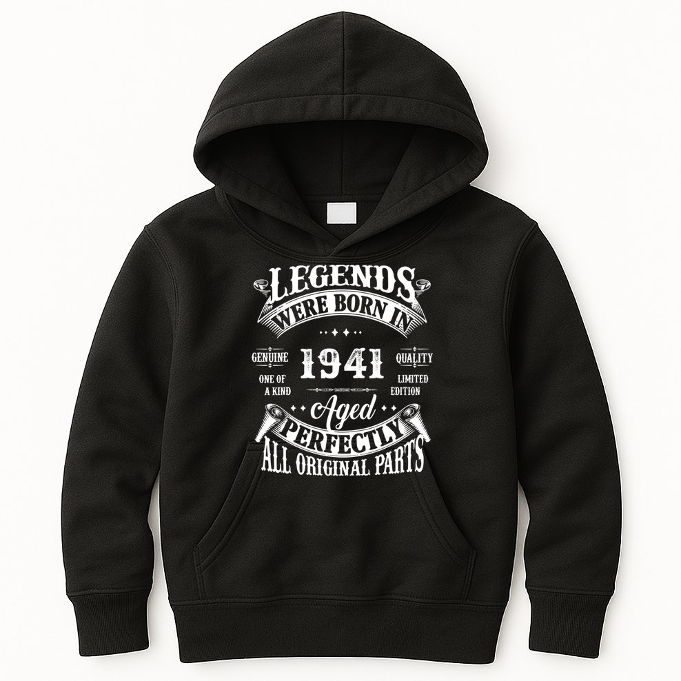 81st Birthday Vintage 1941 Birthday Gift For 81 Birthday Kids Hoodie