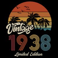 85th Birthday Vintage Limited Edition 1938 Bag