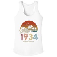 89th Birthday Vintage Limited Edition 1934 Ladies PosiCharge Competitor Racerback Tank