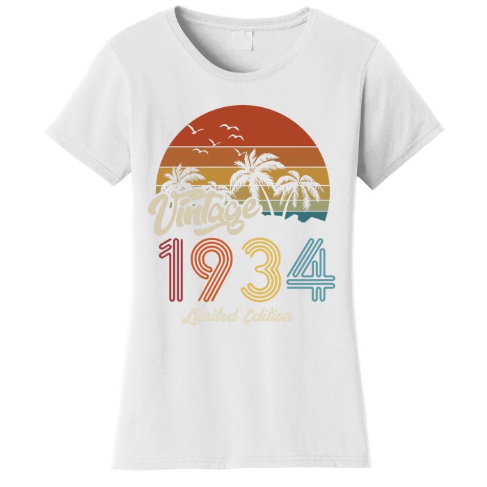 89th Birthday Vintage Limited Edition 1934 Women's T-Shirt