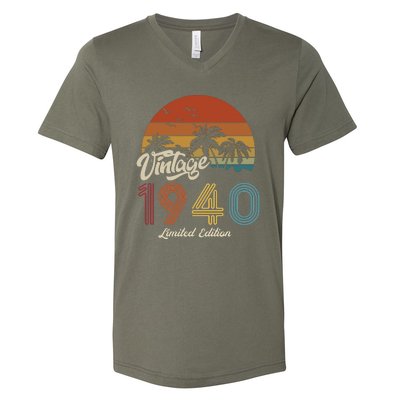 83rd Birthday Vintage Limited Edition 1940 V-Neck T-Shirt