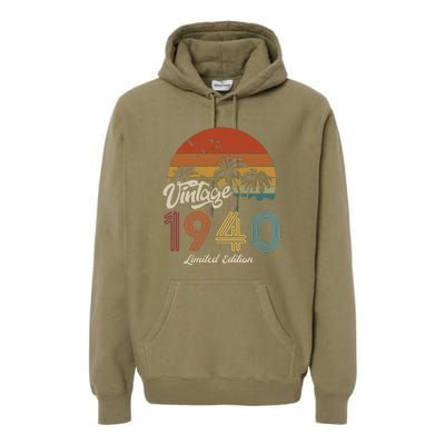 83rd Birthday Vintage Limited Edition 1940 Premium Hoodie