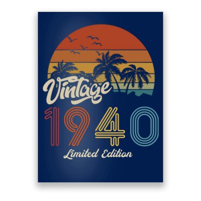 83rd Birthday Vintage Limited Edition 1940 Poster