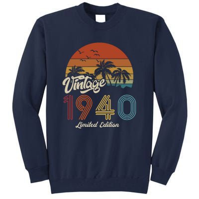 83rd Birthday Vintage Limited Edition 1940 Tall Sweatshirt