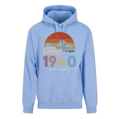 83rd Birthday Vintage Limited Edition 1940 Unisex Surf Hoodie