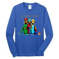 8 Bit We Three Kings Christmas  Tall Long Sleeve T-Shirt