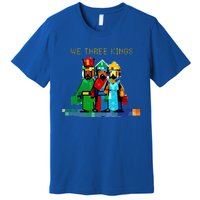 8 Bit We Three Kings Christmas  Premium T-Shirt