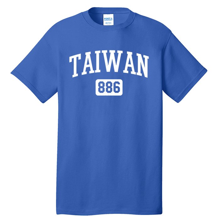 886 Country Area Code Pride Taiwan Taiwanese Gift Tall T-Shirt