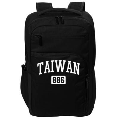 886 Country Area Code Pride Taiwan Taiwanese Gift Impact Tech Backpack