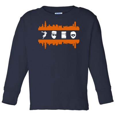 85 Chicago Bears Stars Sport Lover Toddler Long Sleeve Shirt