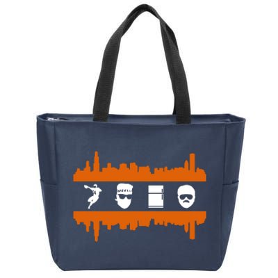 85 Chicago Bears Stars Sport Lover Zip Tote Bag